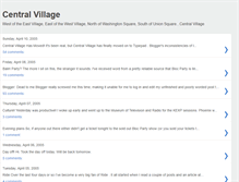 Tablet Screenshot of centralvillage.blogspot.com