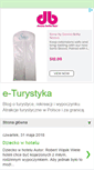 Mobile Screenshot of e-turystyka.blogspot.com