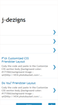 Mobile Screenshot of j-dezigns.blogspot.com
