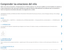 Tablet Screenshot of desarrollopsicologicoemocionesinfant.blogspot.com