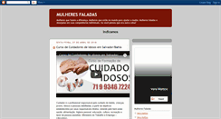 Desktop Screenshot of mulheresfaladas.blogspot.com