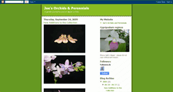Desktop Screenshot of joesorchids.blogspot.com