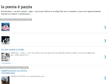 Tablet Screenshot of lapoesiapazzia.blogspot.com