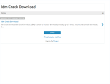 Tablet Screenshot of idmcrackdownload1.blogspot.com