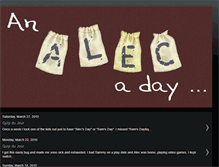 Tablet Screenshot of dailyalec.blogspot.com
