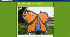 Desktop Screenshot of butterflies4claire.blogspot.com