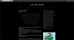 Desktop Screenshot of lispdejaime.blogspot.com