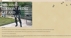 Desktop Screenshot of being-christian-gay.blogspot.com