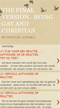 Mobile Screenshot of being-christian-gay.blogspot.com