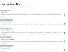 Tablet Screenshot of healthysnackbox.blogspot.com