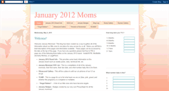 Desktop Screenshot of january2012moms.blogspot.com