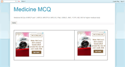 Desktop Screenshot of medicinemcq.blogspot.com