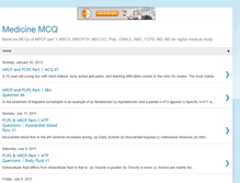 Tablet Screenshot of medicinemcq.blogspot.com