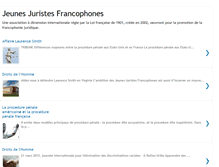 Tablet Screenshot of jeunesjuristesfrancophones.blogspot.com