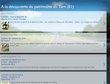 Tablet Screenshot of patrimoine-du-tarn.blogspot.com