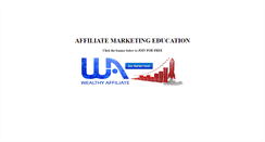 Desktop Screenshot of affiliatemarketingeducation.blogspot.com