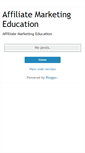 Mobile Screenshot of affiliatemarketingeducation.blogspot.com