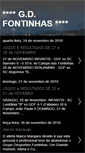 Mobile Screenshot of gdfontinhas.blogspot.com