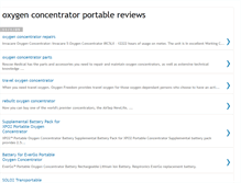 Tablet Screenshot of oxygenconcentratorportablereviews.blogspot.com