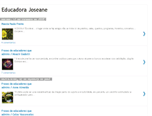 Tablet Screenshot of joseaneletras.blogspot.com