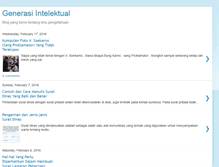 Tablet Screenshot of generasi-intelektual.blogspot.com