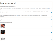 Tablet Screenshot of bitacorasensorial.blogspot.com