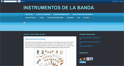 Desktop Screenshot of instrumentosdelabanda.blogspot.com