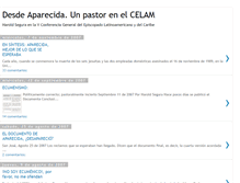 Tablet Screenshot of desdeaparecida.blogspot.com