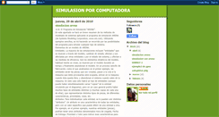 Desktop Screenshot of isabel-simulacionporcomputadora.blogspot.com