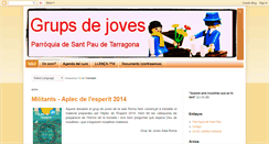 Desktop Screenshot of jovesspautarragona.blogspot.com