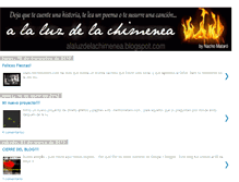 Tablet Screenshot of alaluzdelachimenea.blogspot.com