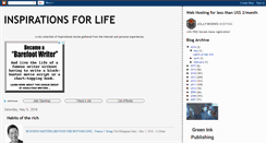 Desktop Screenshot of inspirelife-gelo.blogspot.com