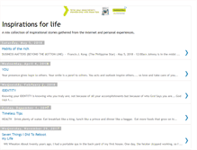 Tablet Screenshot of inspirelife-gelo.blogspot.com