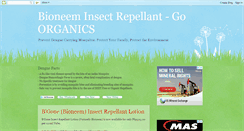 Desktop Screenshot of mosquitorepellant.blogspot.com