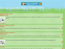 Tablet Screenshot of mosquitorepellant.blogspot.com