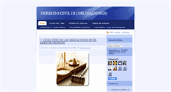 Desktop Screenshot of derechobligaciones.blogspot.com