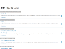 Tablet Screenshot of 47thpageandlight.blogspot.com