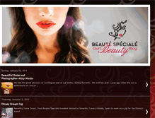 Tablet Screenshot of beautespeciale.blogspot.com