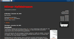 Desktop Screenshot of hilmarhaf.blogspot.com