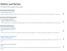 Tablet Screenshot of politics-and-parties.blogspot.com