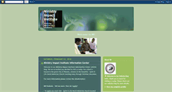 Desktop Screenshot of ministryimpactinstitute.blogspot.com