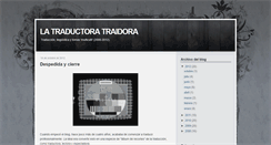 Desktop Screenshot of latraductoratraidora.blogspot.com