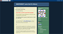 Desktop Screenshot of leave-the-eu.blogspot.com