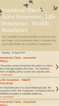 Mobile Screenshot of latestinsurancequotes.blogspot.com