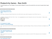 Tablet Screenshot of productivitygames.blogspot.com