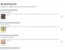 Tablet Screenshot of myquiltinglife.blogspot.com