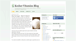 Desktop Screenshot of koshervitaminscom.blogspot.com