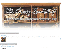 Tablet Screenshot of dusty-bookshelf.blogspot.com
