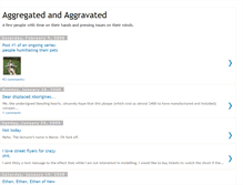 Tablet Screenshot of aggregatedandaggravated.blogspot.com