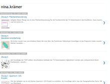 Tablet Screenshot of ninakraemer.blogspot.com